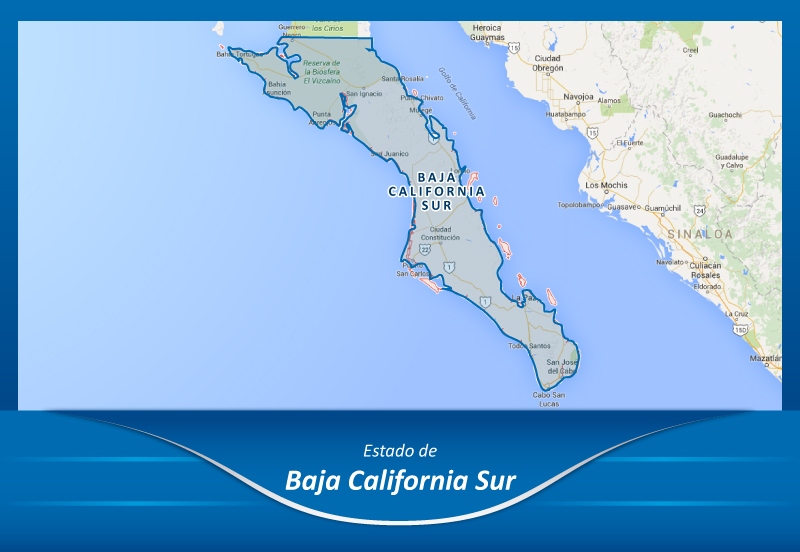 Fletes de la Ciudad de México a Baja California Sur