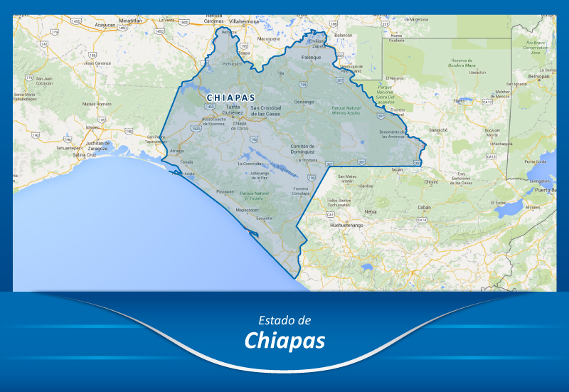Fletes de la Ciudad de México a Chiapas