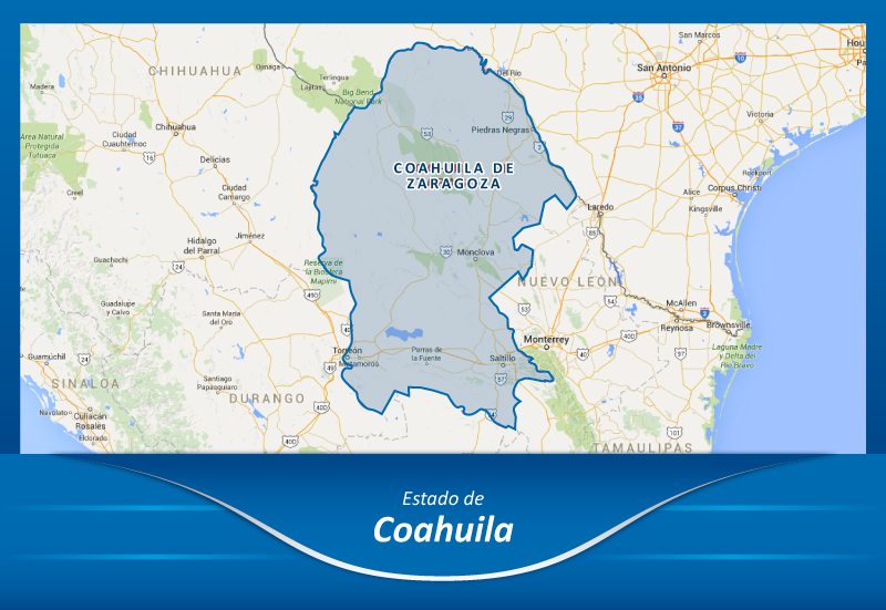 Fletes de la Ciudad de México a Coahuila