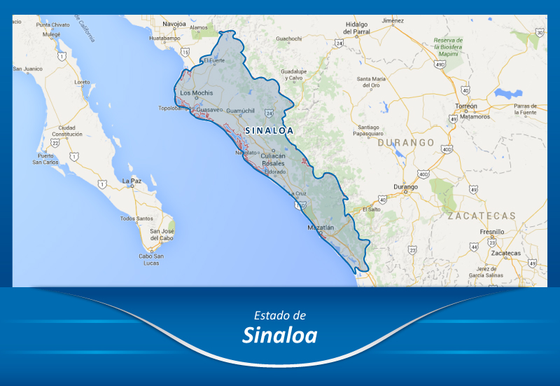 Fletes de la Ciudad de México a Sinaloa