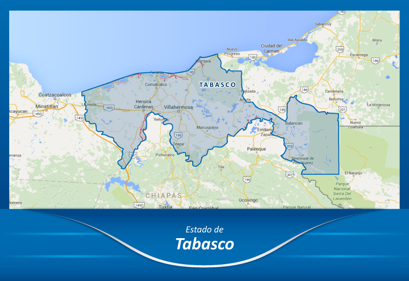 Fletes de la Ciudad de México a Tabasco